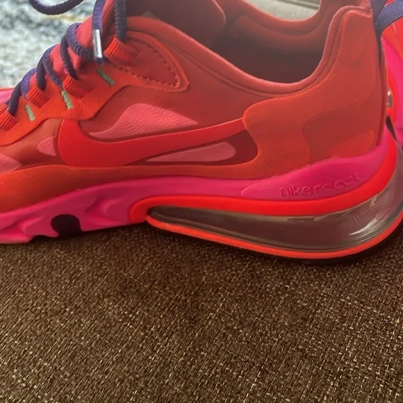 Nike 270 Air Max Mystic Red Men’s Size 8 / Women 9.5 - Picture 4 of 5
